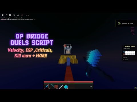 *OP* Roblox BRIDGE DUELS Script (Killaura, ESP, Criticals AND More)