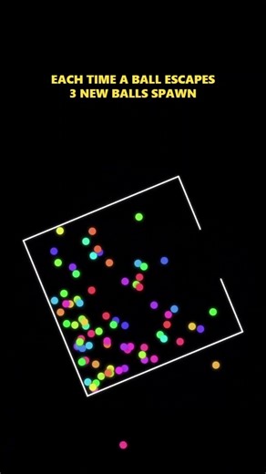 Will it crash? 300+ Balls vs Rotating Square