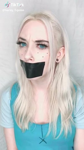 Tik tok girl tape gagged 2