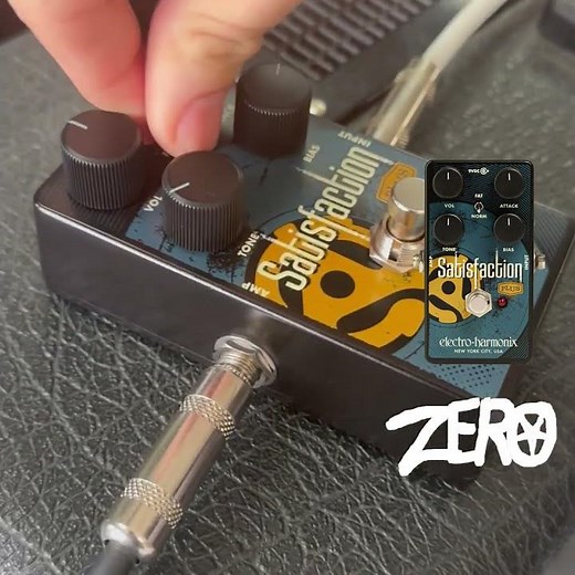 Electro Harmonix Satisfaction Plus Fuzz Pedal Demo