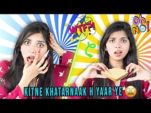 WEARING SUPER LONG NAILS For 24 Hours Challenge|*do not try this at home*