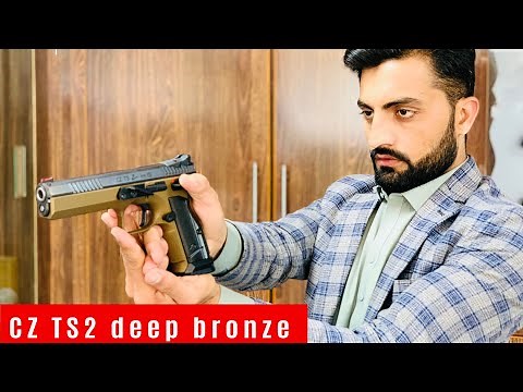 CZ TS2 Deep Bronze 9mm Pistol Unboxing and Review | AS GUNS