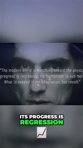 Evola's Revolt: The Modern World's Descent Into Abyss #shorts