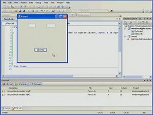 Visual Basic tutorial: Variables