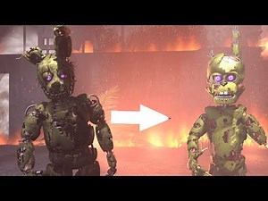 How SpringTrap Became ScrapTrap | FNAF Animation.