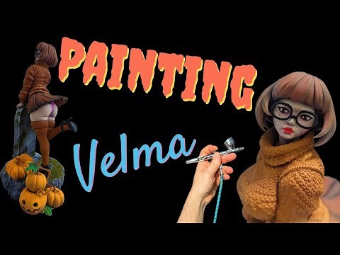 Scooby Doo: Painting Velma!!!