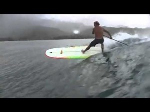 Laird at Hanalei on his Laird Pro SUP Board