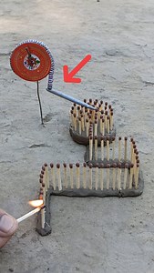 186K views · 459 reactions | Matchstick Chain Reaction Firecracker Experiment | Satisfying Domino Effect  #amzingrells #chakrifirework #matchstickart #trandinrells | Pandey Experiment | Facebook