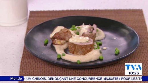 Roulades de filets de porc au prosciutto : une recette signée du Chef Jean-François Plante