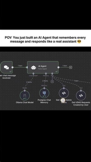 "This AI Agent Remembers Everything You Say! 🧠🤖"#ChatAutomation#youtubeshorts