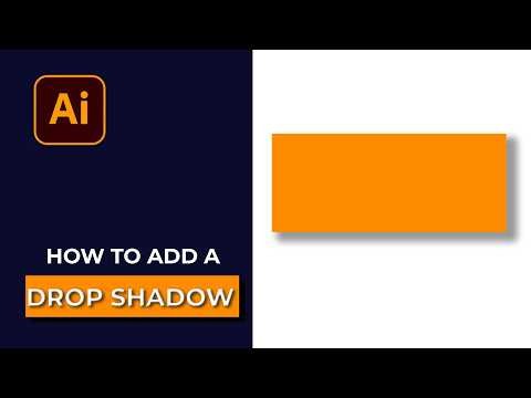 How to Add a Drop Shadow in Adobe Illustrator (Beginner-Friendly Tutorial)
