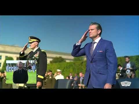 Hegseth Speaks at POW/MIA Ceremony 09.19.2025