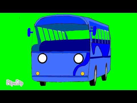 blue bus