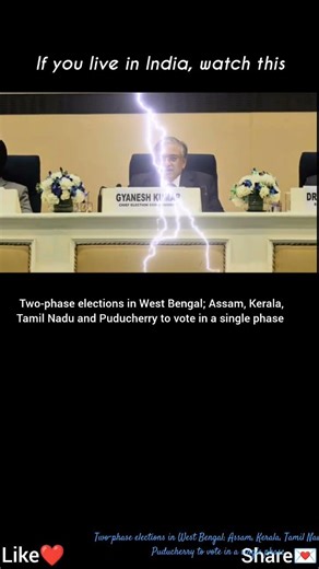Two-phase elections in West Bengal; Assam, Kerala... || news readers || #news #election #shortsfeed