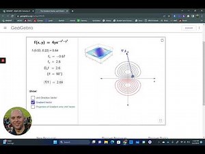 The Gradient Vector and Directional Derivative – GeoGebra