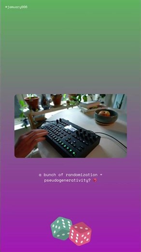 randomization makes for pretty good variation in grooves! #jamuary