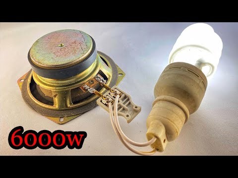 6000 Watt Free Energy Generator With Speaker Tools