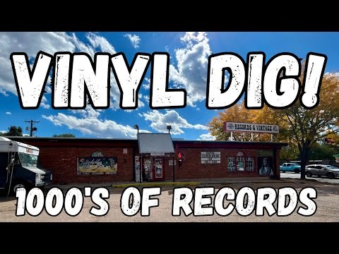 Digging Through Hundreds Of Vintage Vinyl Records at The Leechpit!