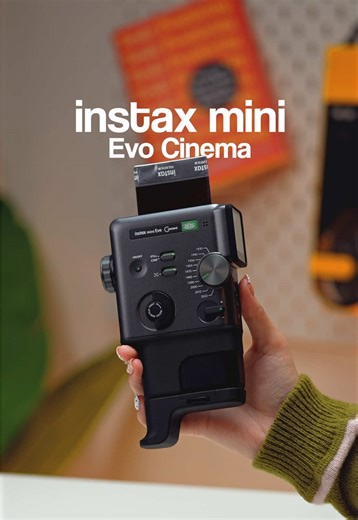 Fujifilm just launched a new 3-in-1 hybrid camera, and it’s honestly one of their most interesting and coolest retro-inspired release yet! 🥹🎞️ Inspired by classic Super-8 film cameras, that mixes a retro body with modern tech. You can shoot digital photos, record short videos, and print instant photos straight from the camera. Price: Php 22, 599 (Instax Philippines) Pre-order via Shopee #instax #instaxminievo #minievocinema #instaxminievocinema