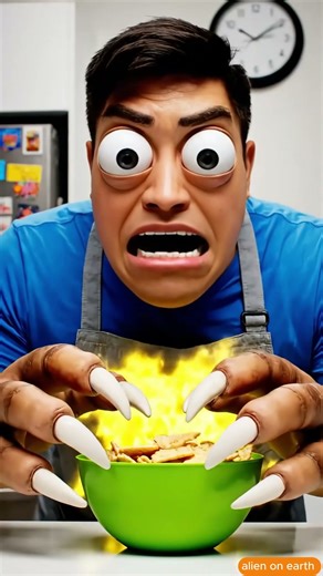 On My Planet, 'Bombing' Means an Explosion" (Alien Comedy) 🎤😂 #shorts