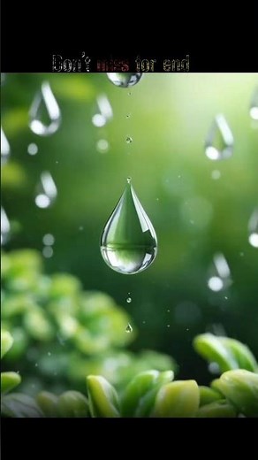 Why do raindrops become spherical? #facts #shorts