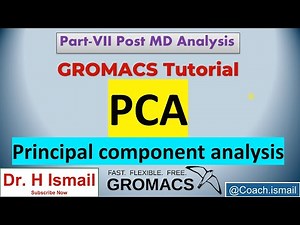 GROMACS Tutorial Part 7 | PCA (Principal Component Analysis) of MD Trajectory | Essential Dynamics