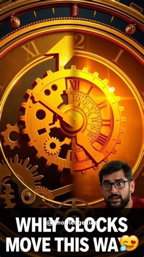 “Why Clocks Run Clockwise — The Real Reason” #shorts #didyouknow #facts