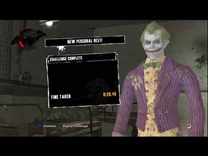 Batman Arkham Asylum Paging Dr. Joker Challenge (20.48s - 78r) Gameplay Walkthrough Video in HD