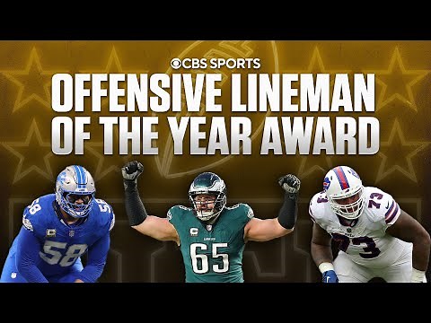 CBS Sports Offensive Lineman of the Year Award: Eight nominees, including three competing in Super Bowl