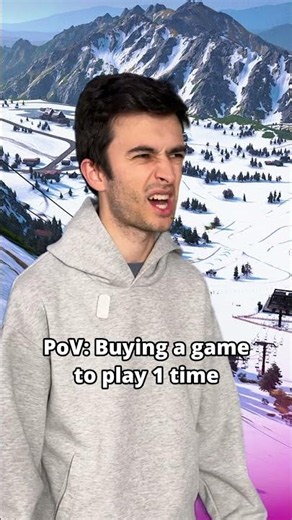 PoV: Buying a game and playing it ONCE