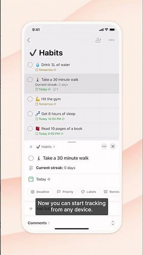 Habit tracking in Todoist ✅