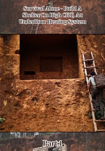 Survival Alone: Build A Shelter on High Cliff
