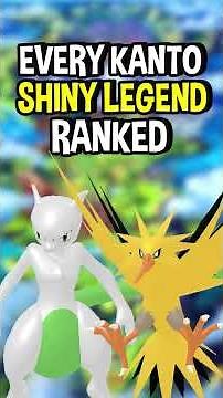 Ranking Every Kanto Shiny Legendary Pokemon WORST to BEST