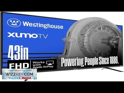 Westinghouse 43 inch Smart TV FHD 1080P Xumo TV w Voice Remote Flat Screen