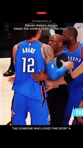 Steven Adams Always Keeps His Composure 😤🏀