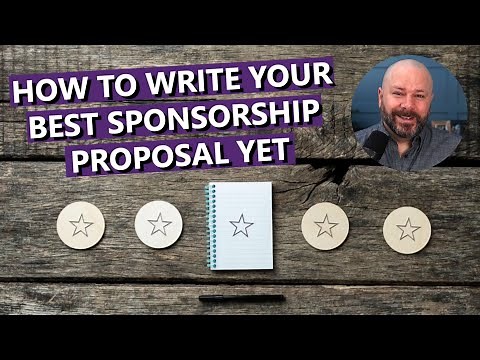 How to Write Your Best Sponsorship Proposal Yet