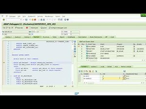 Modificar los valores de una tabla en sap