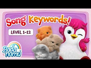 🐱🐱🐱 [Keywords] EP 12 - Three Little Kittens | Badanamu Nursery Rhymes, ABC & Kids' Songs, Lullabies