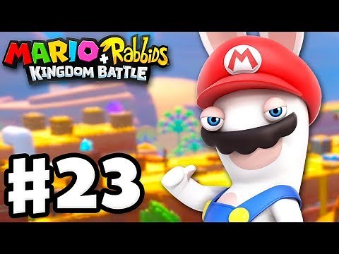 Mario + Rabbids Kingdom Battle - Gameplay Walkthrough Part 23 - World 2 100%! All Challenges!