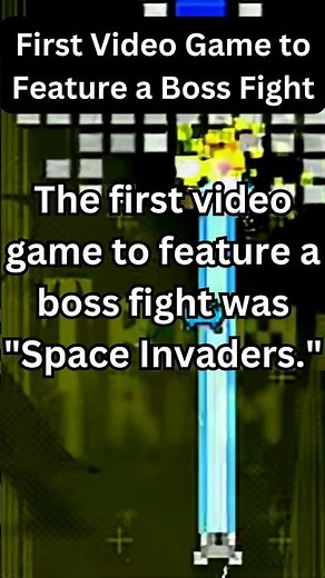 "How Space Invaders Evolved Into Boss Fight Gameplay" #GamingHistory #SpaceInvaders #Bosses