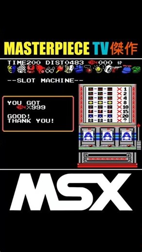 [MSX] Slot Machine: 3 Penguins (Fish x999) 🐧 | Penguin Adventure 夢大陸アドベンチャー ᴴᴰ