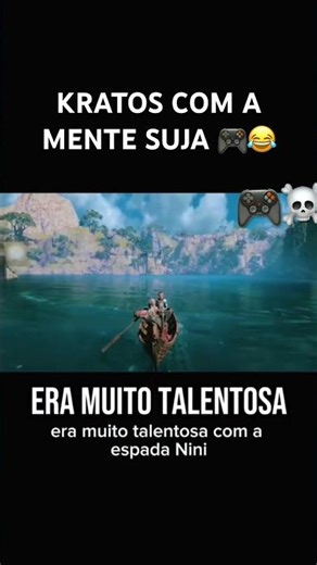 KRATOS COM A MENTE SUJA #shorts #godofwar #kratos #gamer #gameplay #gaming #jogos #ps5 #pc #ps #ps4