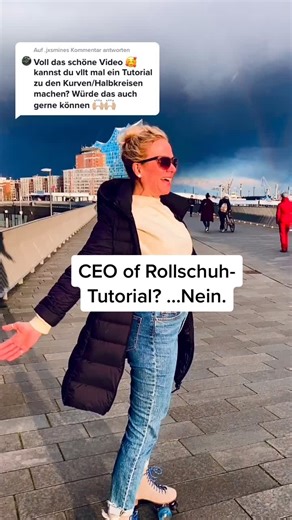 @.jxsmine antworten Dazu müsste ich selbst wissen, wie‘s geht! 🛼 ich fürchte, das ist kein #Tutorial für #Rollschuhfahren 🤪 #rolllola