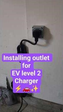 installing outlet for my EV Chevy Bolt