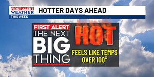 Hotter days are in store for the Midlands this week