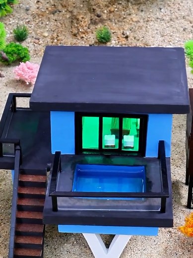 Exploring a Luxurious 2-Story Mini Villa Design