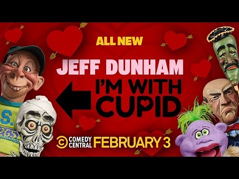 Watch my ALL-NEW Comedy Central Special, “Jeff Dunham: I’m with Cupid,” on Feb. 3rd! Don’t miss it!
