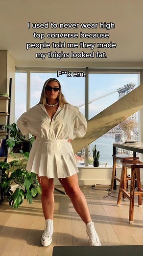 Celebrating Body Positivity with Plus Size High Top Converse and Fashion