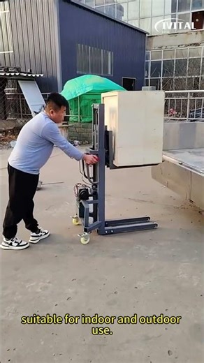 🎬 Mini Electric Stacker | Lift Smarter, Work Faster