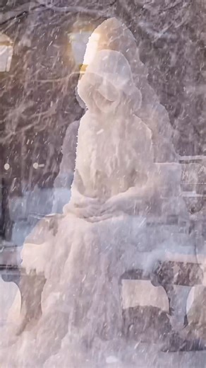 Il paesaggio è un dipinto incompiuto: manca il tocco gelido della dama che trasforma ogni cosa in cristallo❄️ #damabianca | È Tempo di Neve, è Tempo di Magia